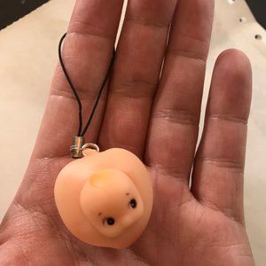 Kewpie Peach Head Rare Keychain